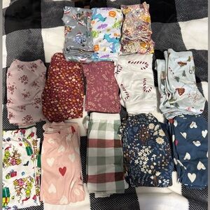 Toddler pajamas, long sleeve and pants matching sets